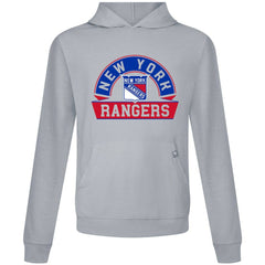 New York Rangers Levelwear Relay Banner Arch Pullover Hoodie - NHL Hoodies