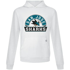 San Jose Sharks Levelwear Relay Banner Arch Pullover Hoodie - NHL Hoodies