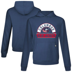 Columbus Blue Jackets Levelwear Relay Banner Arch Pullover Hoodie - NHL Hoodies