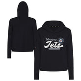 Winnipeg Jets Levelwear Women's Sweet Monument Tri-Blend Cropped Pullover Hoodie - NHL Hoodies
