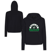 Dallas Stars Levelwear Women's Sweet Banner Arch Tri-Blend Cropped Pullover Hoodie - NHL Hoodies