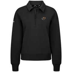 Minnesota Wild Levelwear Women's Canmore Quarter-Zip Pullover - NHL Pullover