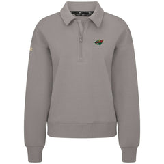 Minnesota Wild Levelwear Women's Canmore Quarter-Zip Pullover - NHL Pullover