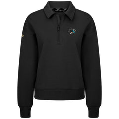 San Jose Sharks Levelwear Women's Canmore Quarter-Zip Pullover - NHL Pullover