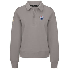 Edmonton Oilers Levelwear Women's Canmore Quarter-Zip Pullover - NHL Pullover