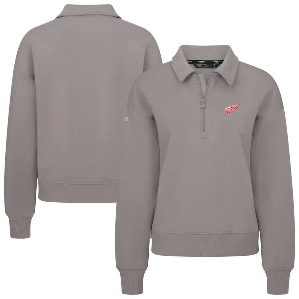 Detroit Red Wings Levelwear Women's Canmore Quarter-Zip Pullover - NHL Pullover
