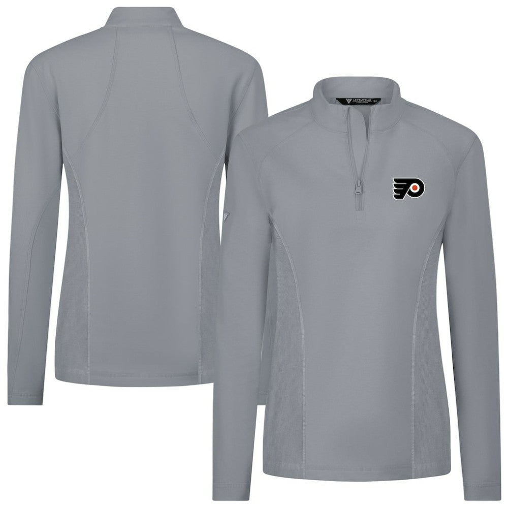 Philadelphia Flyers Levelwear Women's Upright Quarter-Zip Pullover - NHL Pullover