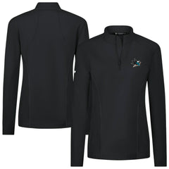 San Jose Sharks Levelwear Women's Upright Quarter-Zip Pullover - NHL Pullover