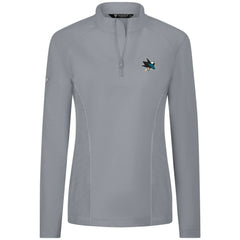 San Jose Sharks Levelwear Women's Upright Quarter-Zip Pullover - NHL Pullover