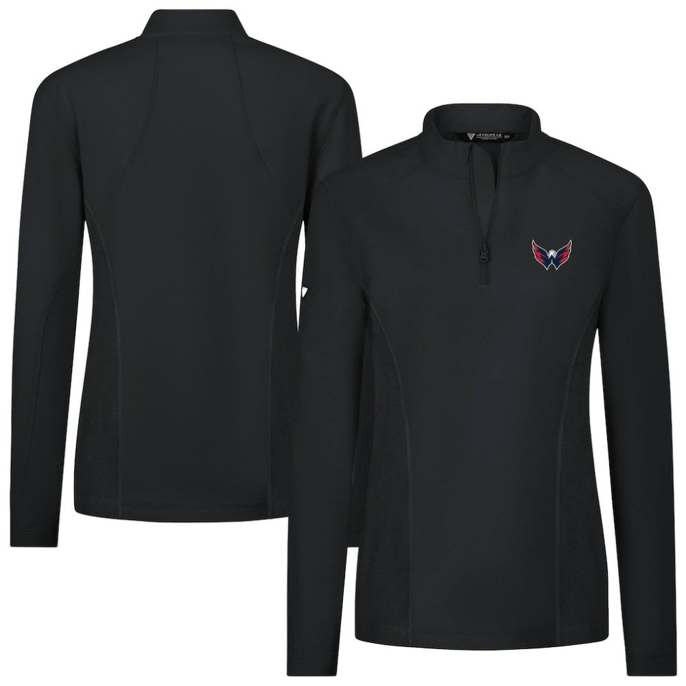 Washington Capitals Levelwear Women's Upright Quarter-Zip Pullover - NHL Pullover