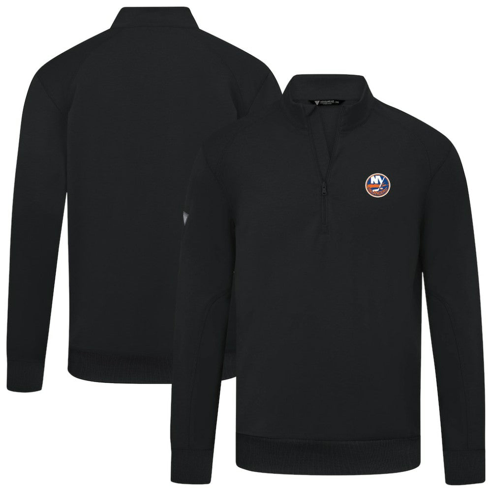 New York Islanders Levelwear Upright Tri-Blend Quarter-Zip Pullover - NHL Pullover