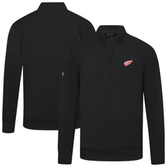 Detroit Red Wings Levelwear Upright Tri-Blend Quarter-Zip Pullover - NHL Pullover
