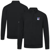 New York Rangers Levelwear Upright Tri-Blend Quarter-Zip Pullover - NHL Pullover