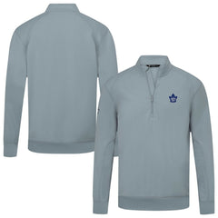Toronto Maple Leafs Levelwear Upright Tri-Blend Quarter-Zip Pullover - NHL Pullover