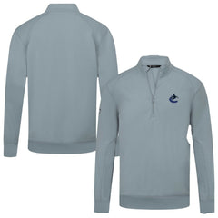 Vancouver Canucks Levelwear Upright Tri-Blend Quarter-Zip Pullover - NHL Pullover