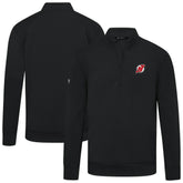 New Jersey Devils Levelwear Upright Tri-Blend Quarter-Zip Pullover - NHL Jerseys