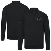 Philadelphia Flyers Levelwear Upright Tri-Blend Quarter-Zip Pullover - NHL Pullover