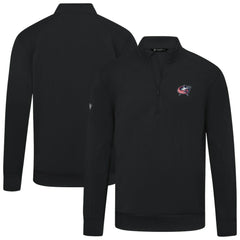 Columbus Blue Jackets Levelwear Upright Tri-Blend Quarter-Zip Pullover - NHL Pullover