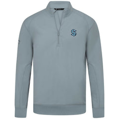 Seattle Kraken Levelwear Upright Tri-Blend Quarter-Zip Pullover - NHL Pullover