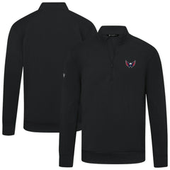 Washington Capitals Levelwear Upright Tri-Blend Quarter-Zip Pullover - NHL Pullover