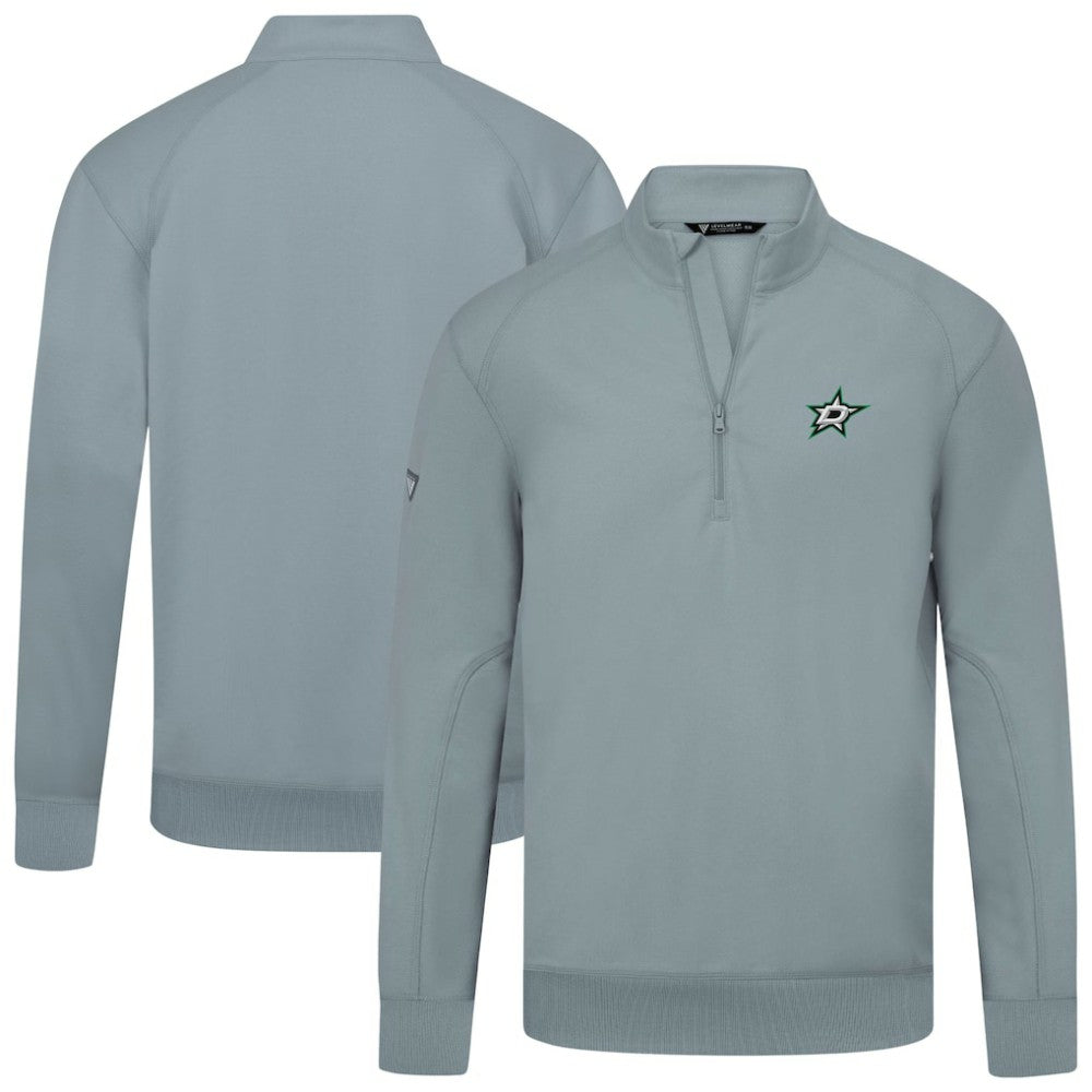 Dallas Stars Levelwear Upright Tri-Blend Quarter-Zip Pullover - NHL Pullover