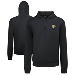 Pittsburgh Penguins Levelwear Technic Quarter-Zip Pullover Hoodie - NHL Hoodies
