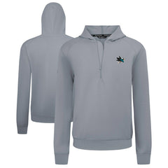 San Jose Sharks Levelwear Technic Quarter-Zip Pullover Hoodie - NHL Hoodies