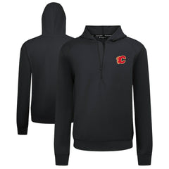 Calgary Flames Levelwear Technic Quarter-Zip Pullover Hoodie - NHL Hoodies