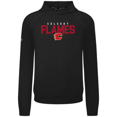 Calgary Flames Levelwear Mandate Carve Tri-Blend Pullover Hoodie - NHL Hoodies