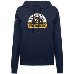 Nashville Predators Levelwear Women's Adorn Banner Arch Pullover Hoodie - NHL Hoodies