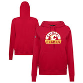 Calgary Flames Levelwear Women's Adorn Banner Arch Pullover Hoodie - NHL Hoodies