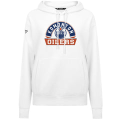 Edmonton Oilers Levelwear Women's Adorn Banner Arch Pullover Hoodie - NHL Hoodies