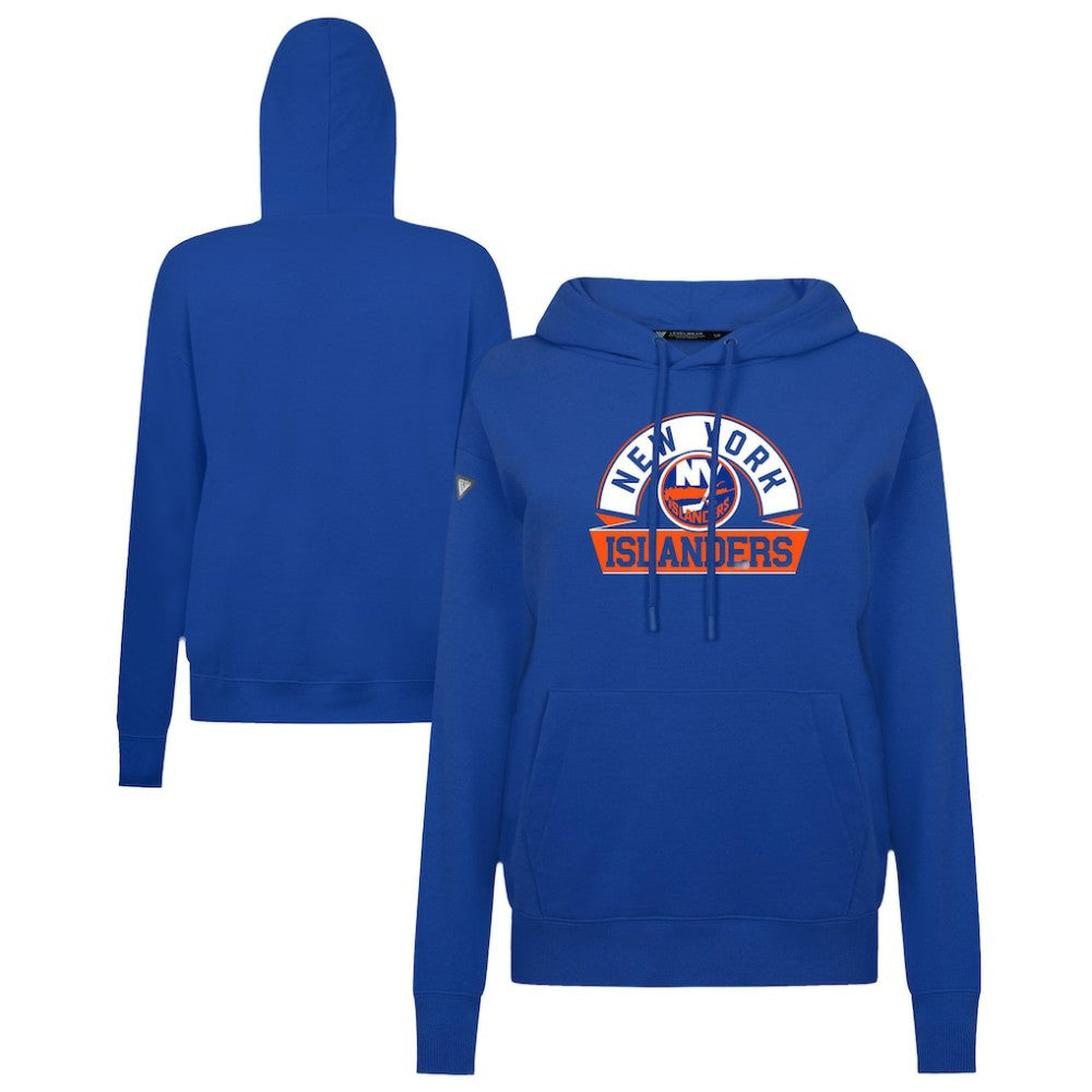 New York Islanders Levelwear Women's Adorn Banner Arch Pullover Hoodie - NHL Hoodies