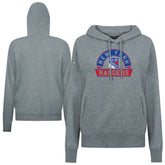 New York Rangers Levelwear Women's Adorn Banner Arch Pullover Hoodie - NHL Hoodies