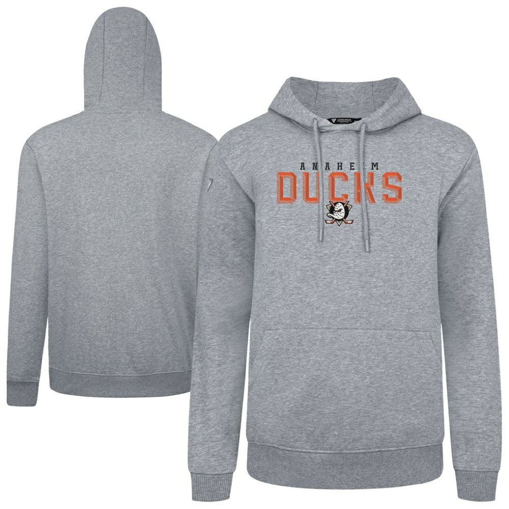 Anaheim Ducks Levelwear Podium Carve Pullover Hoodie - NHL Hoodies