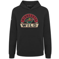 Minnesota Wild Levelwear Youth Podium Banner Arch Pullover Hoodie - NHL Hoodies