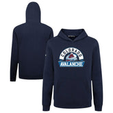 Colorado Avalanche Levelwear Youth Podium Banner Arch Pullover Hoodie - NHL Hoodies