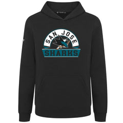 San Jose Sharks Levelwear Youth Podium Banner Arch Pullover Hoodie - NHL Hoodies