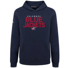 Columbus Blue Jackets Levelwear Youth Podium Carve Pullover Hoodie - NHL Hoodies