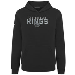 Los Angeles Kings Levelwear Youth Podium Carve Pullover Hoodie - NHL Hoodies