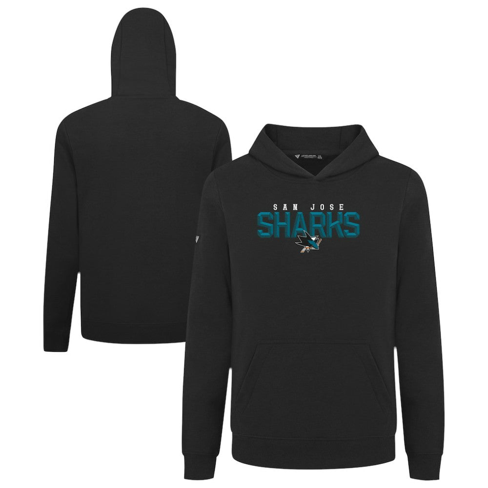 San Jose Sharks Levelwear Youth Podium Carve Pullover Hoodie - NHL Hoodies