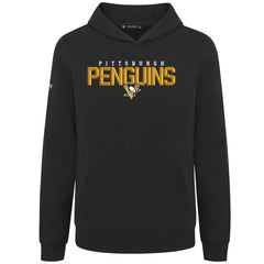 Pittsburgh Penguins Levelwear Youth Podium Carve Pullover Hoodie - NHL Hoodies