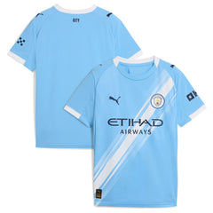 Manchester City Youth 2025/26 Home Replica Jersey