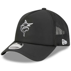 Miami Marlins New Era 2026 Batting Practice Alternate Apex 9FORTY Adjustable Hat - MLB Hats