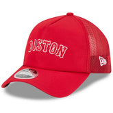 Boston Red Sox New Era 2026 Batting Practice Alternate Apex 9FORTY Adjustable Hat - MLB Hats