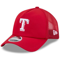 Texas Rangers New Era 2026 Batting Practice Apex 9FORTY Adjustable Trucker Hat - MLB Hats
