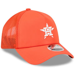 Houston Astros New Era 2026 Batting Practice Apex 9FORTY Adjustable Trucker Hat - MLB Hats