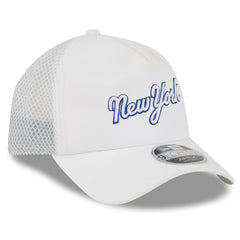New York Mets New Era 2026 Batting Practice Apex 9FORTY Adjustable Trucker Hat - MLB Hats