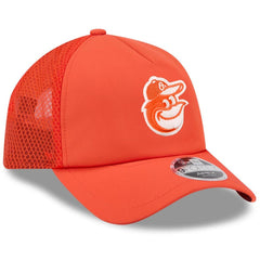 Baltimore Orioles New Era 2026 Batting Practice Apex 9FORTY Adjustable Trucker Hat - MLB Hats