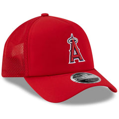 Los Angeles Angels New Era 2026 Batting Practice Apex 9FORTY Adjustable Trucker Hat - MLB Hats